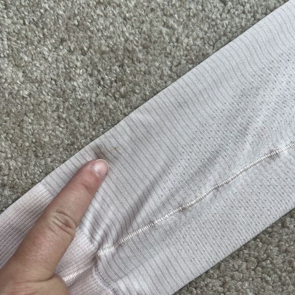 Lululemon Swiftly Tech Shirt Womens 6 Long Sleeve Running Athletic Top Baby Pink - Picture 2 of 8